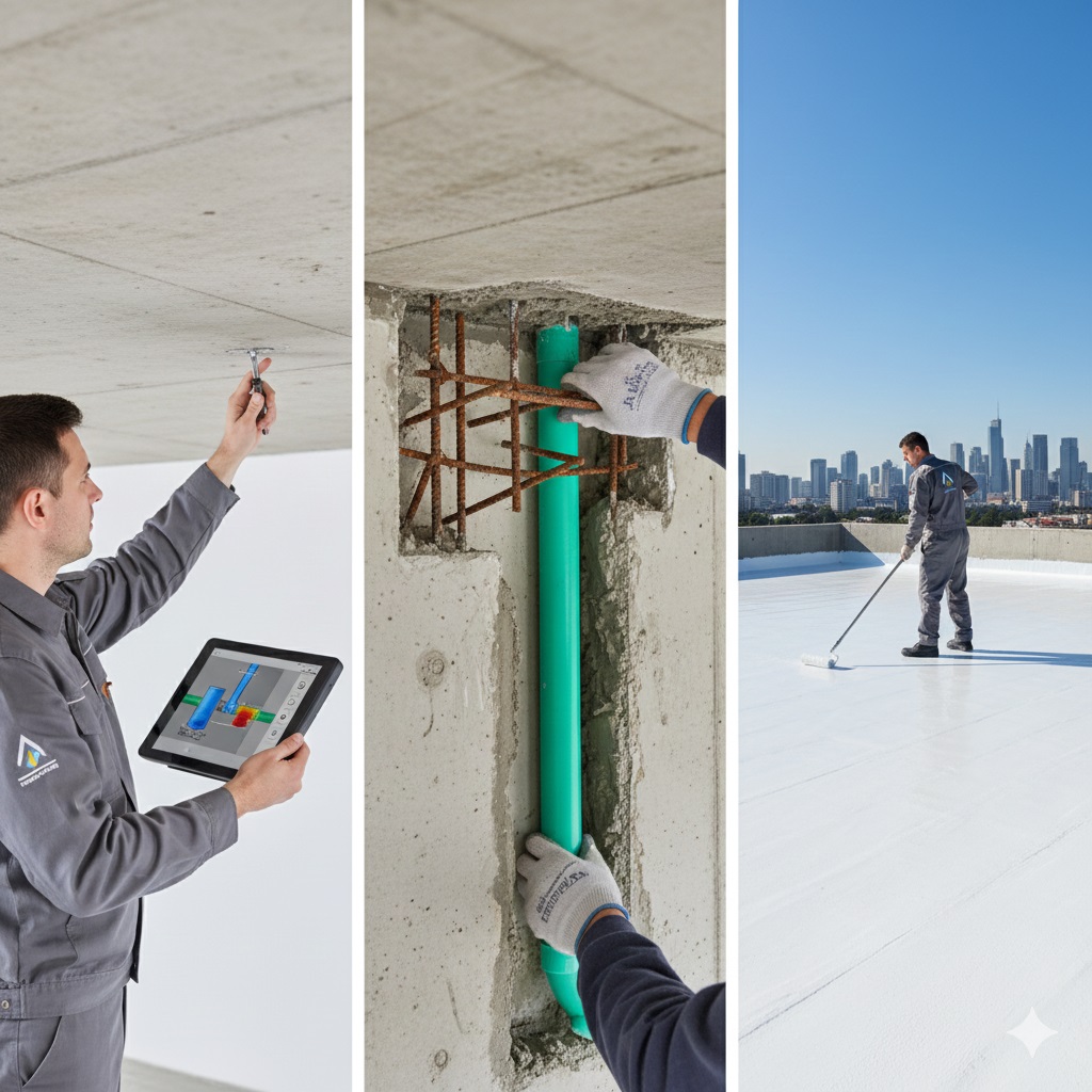 كيف-يتم-كشف-ومعالجة-تسرب-المياه-من-السقف؟ تسرب المياه من السقف - تعرف علي المخاطر، وطرق العلاج