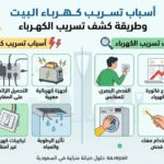 أسباب تسريب كهرباء البيت وطريقة كشف تسريب الكهرباء