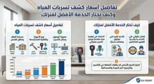 تفاصيل أسعار كشف تسربات المياه وكيف تختار الخدمة الأفضل لمنزلك