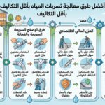 أفضل طرق معالجة تسربات المياه بأقل التكاليف