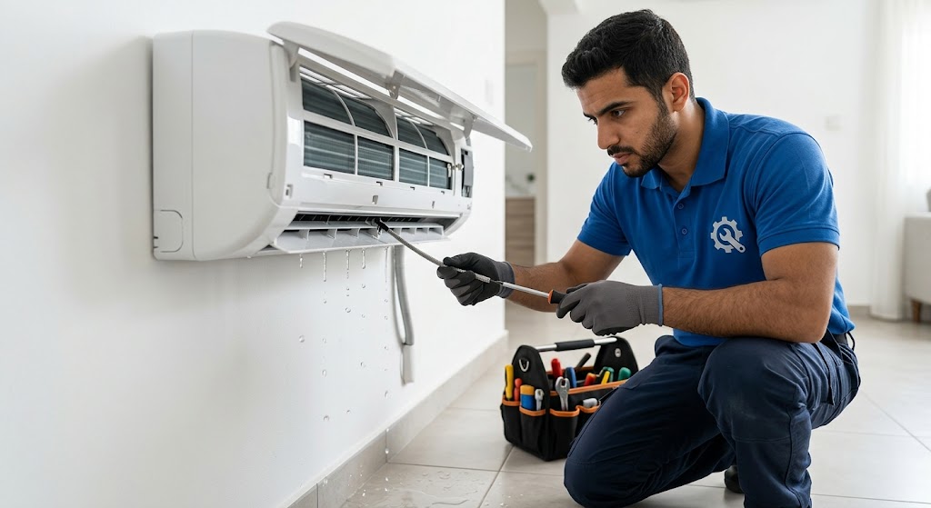 اسباب تساقط قطرات ماء من المكيف السبلت وحل مشكلة تنقيط المكيف