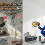 اسباب تسرب الماء داخل الجدار وما الحل عند تسرب الماء داخل الجدار