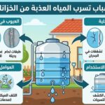 اسباب تسرب المياه العذبة من الخزانات