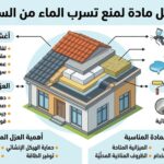 افضل مادة لمنع تسرب الماء من السطح