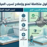 افضل مادة منع تسرب الماء واصلاح تسرب الماء
