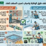 تسريب الماء من السقف طرق الوقاية واسباب تسرب السقف للماء
