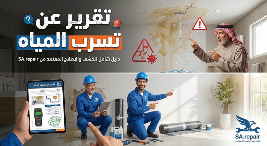 تقرير عن تسرب المياه