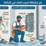 حل مشكلة تسرب الماء في الحائط