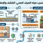 حل مشكلة تسرب مياه الصرف الصحي وحلها وطرق الوقاية والإصلاح
