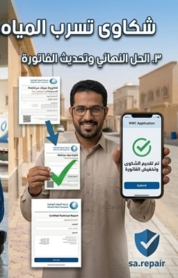 الخطوات الصحيحة لتقديم شكاوى تسرب المياه وتخفيض فواتيرك 4 شكاوى تسرب المياه