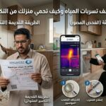 أهمية صور كشف تسربات المياه وكيف تحمي منزلك من التكسير العشوائي