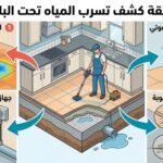 طريقة كشف تسرب المياه تحت البلاط