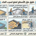 طريقة لمنع تسرب الماء من السقف