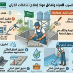 عازل ضد تسرب المياه وافضل مواد إصلاح تشققات الخزان