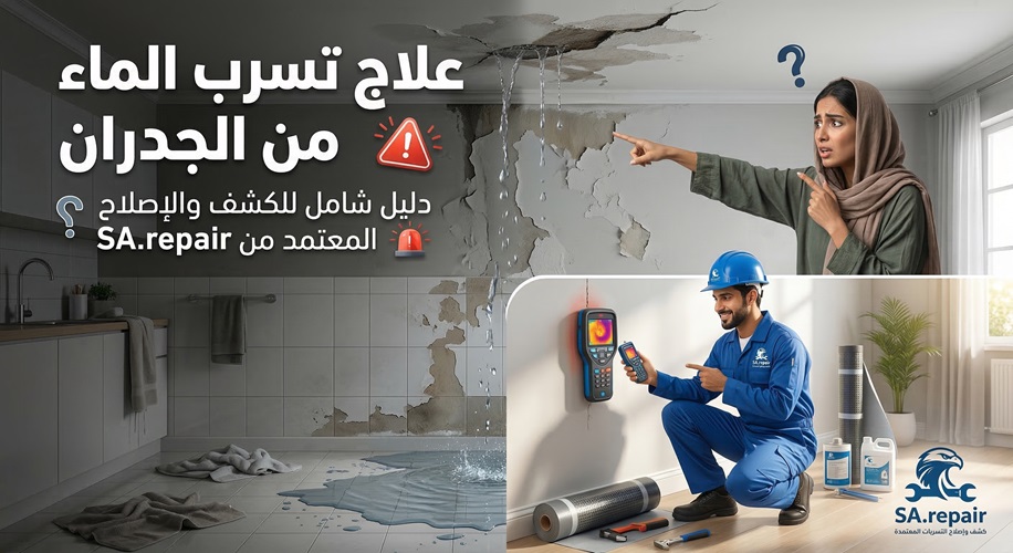 علاج تسرب الماء من الجدران