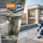 علاج تسرب الماء من السطح