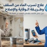 خطوات علاج تسرب الماء من السقف الدليل الشامل