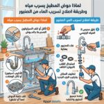 لماذا حوض المطبخ يسرب مياه وطريقة اصلاح تسريب الماء من الصنبور