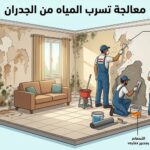 معالجة تسرب المياه من الجدران