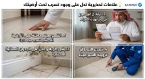 💡-علامات-تحذيرية-تدل-على-وجود-تسرب-تحت-أرضيتك-300x164 تسرب المياه تحت البلاط وكيفية كشفه