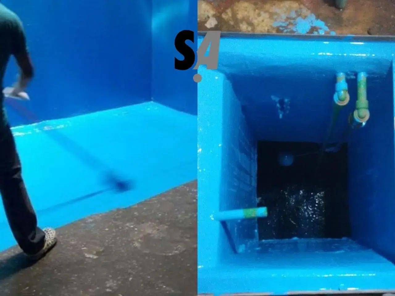 شركة كشف تسربات المياه Sa.repair 5 خطوات كشف تسربات الخزانات الارضية والاصلاح: