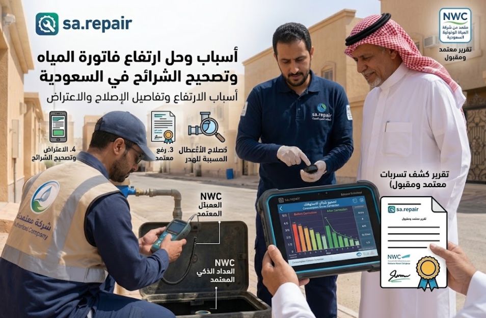 بلاغات تسرب مياه الصرف الصحي وطرق علاج البيارة 6 أسباب وتفاصيل حل مشكلة ارتفاع فاتورة المياه وتصحيح شرائح الاستهلاك