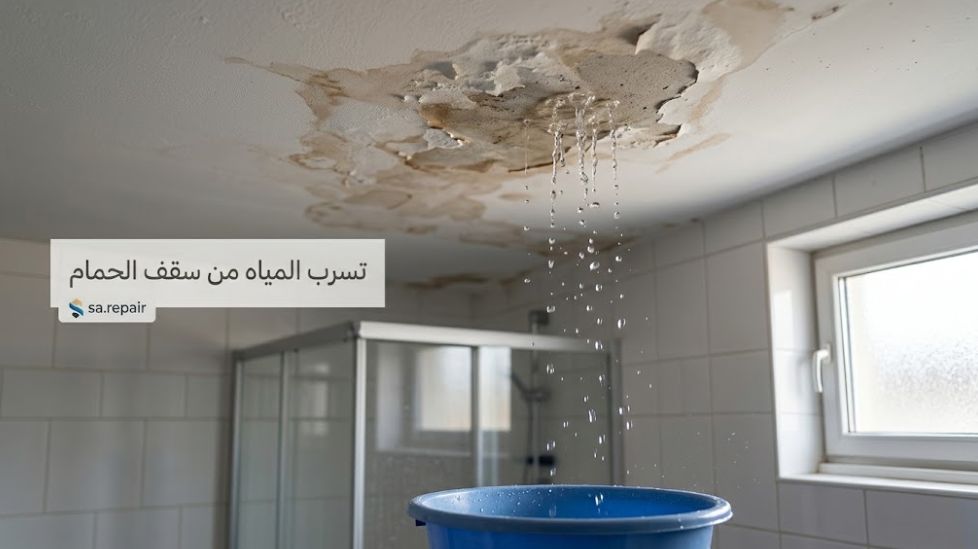 كشف تسربات الحمامات: 4 طرق لعلاج تسرب سقف الحمام 2 أسباب تسرب المياه من سقف الحمام وتلف التمديدات الداخلية