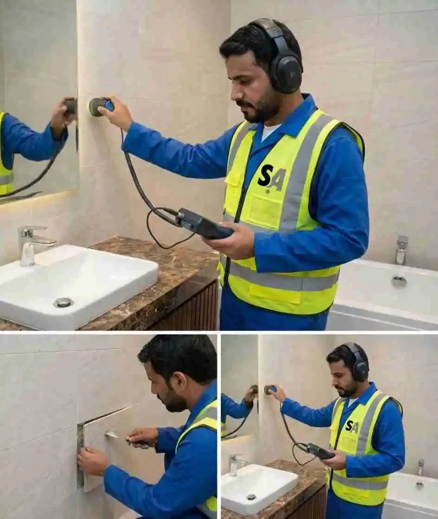 فحص تسربات المياه