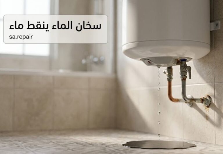 سخان الماء ينقط ماء؟ علاج تسريب حوض المطبخ